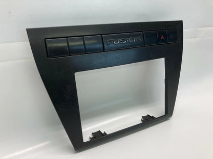 06-09 FORD FUSION CENTER DASH RADIO BEZEL TRIM W/ HAZARD SWITCH OEM 6E5T13D734AC