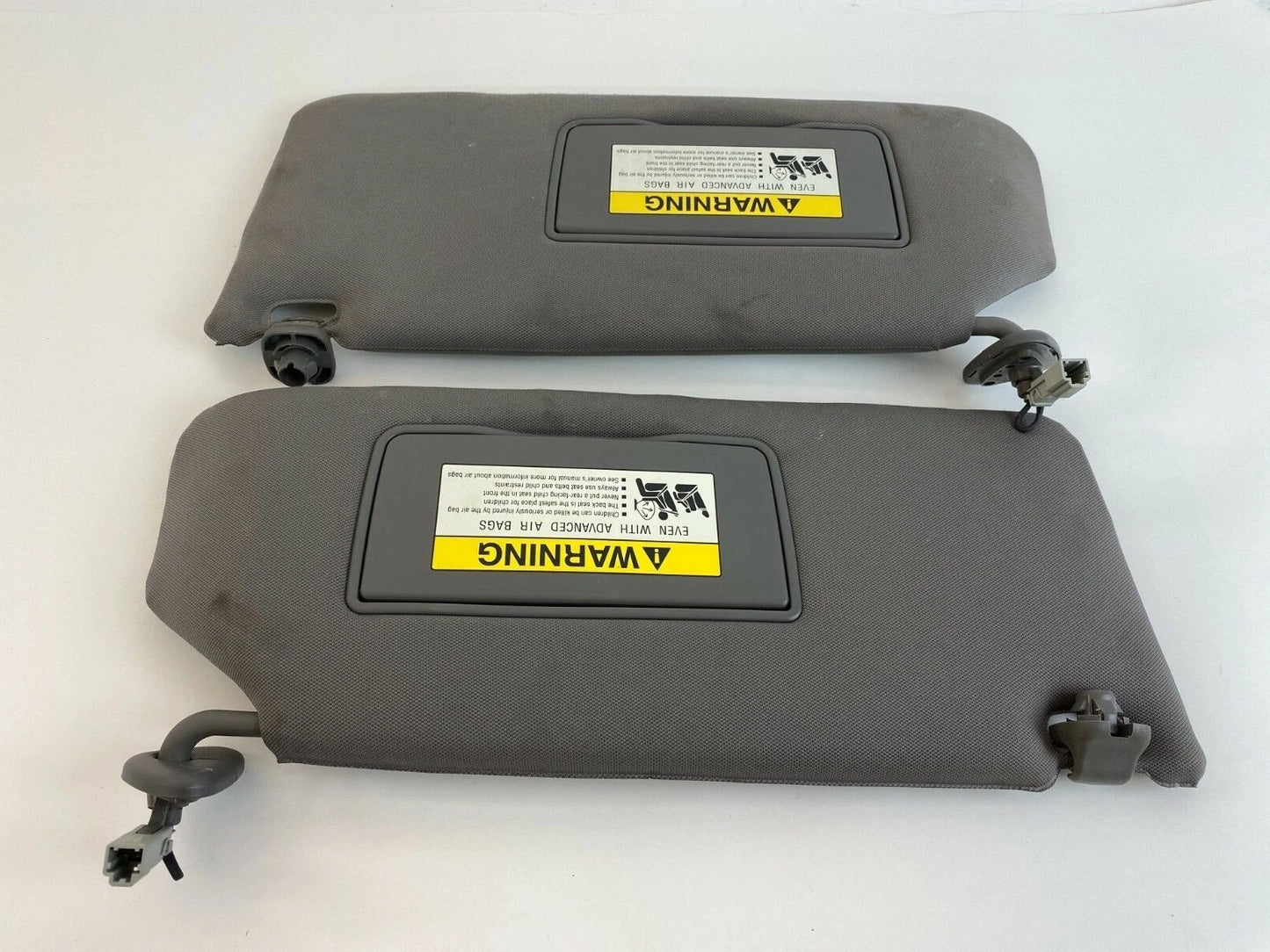 2008-2010 HONDA ODYSSEY W SUNROOF SUNVISOR SUN VISOR W/ LIGHT SET GRAY OEM
