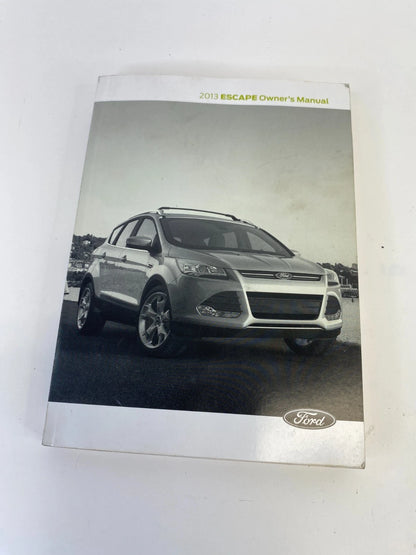 2013 13 Ford Escape Owners Manual Reference Guide Book w/Case OEM
