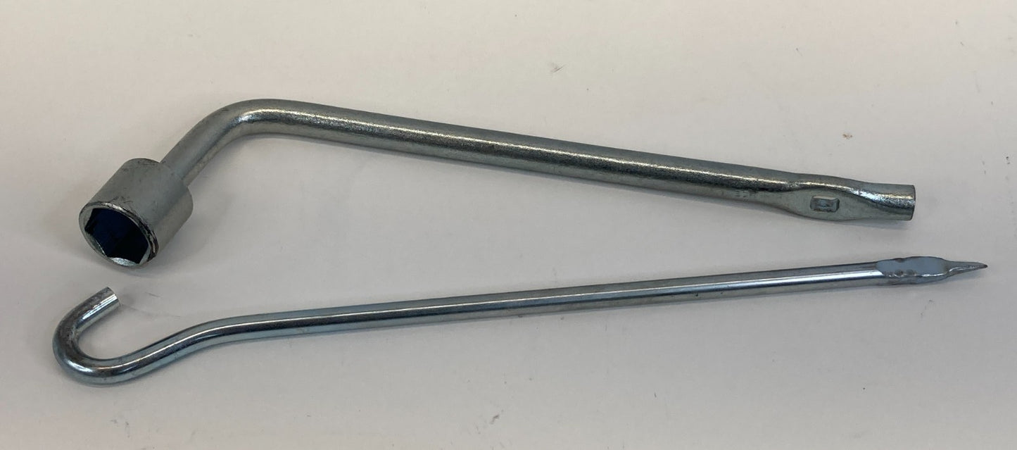 2009-2013 Infiniti G37 Sedan Emergency Spare Tire Jack Tool Kit Wrench OEM