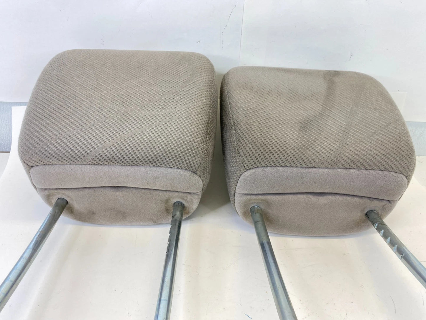 2012-2015 HONDA CIVIC SEDAN FRONT SEAT HEADREST SET OF 2 GRAY OEM
