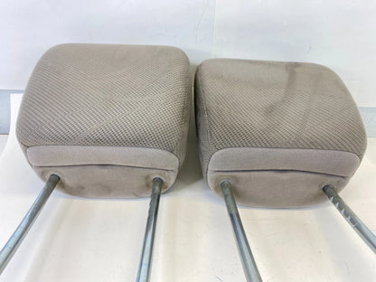 2012-2015 HONDA CIVIC SEDAN FRONT SEAT HEADREST SET OF 2 GRAY OEM