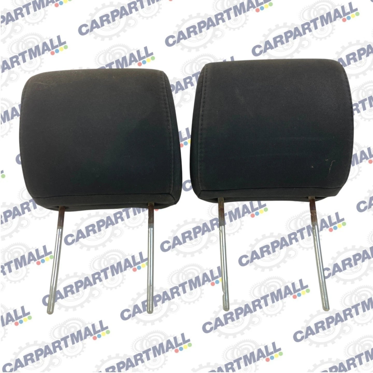 2006-2009 JEEP COMMANDER FRONT LEFT & RIGHT SEAT HEADREST CLOTH PAIR SET OEM