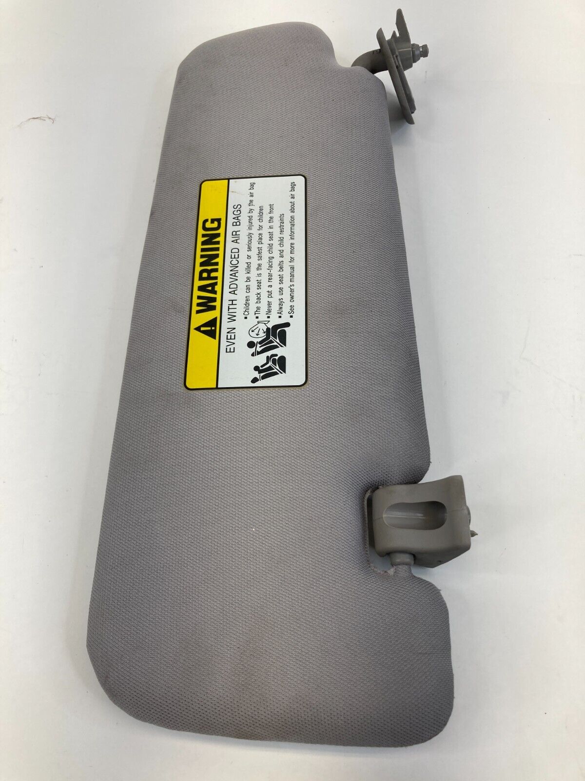 2011-2014 Hyundai Sonata w Sunroof Right Passenger Side Sunvisor Sun Visor Gray