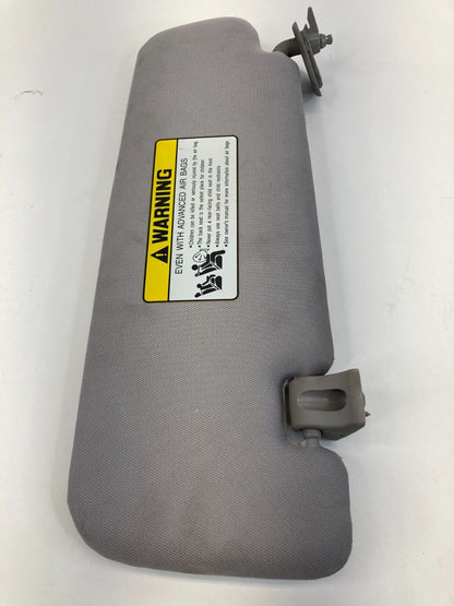 2011-2014 Hyundai Sonata w Sunroof Right Passenger Side Sunvisor Sun Visor Gray