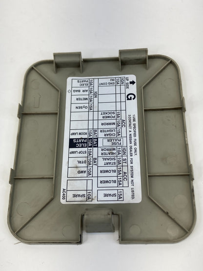 03 04 05 06 Infiniti G35 Interior Fuse Box Panel Access Cover Lid Trim OEM