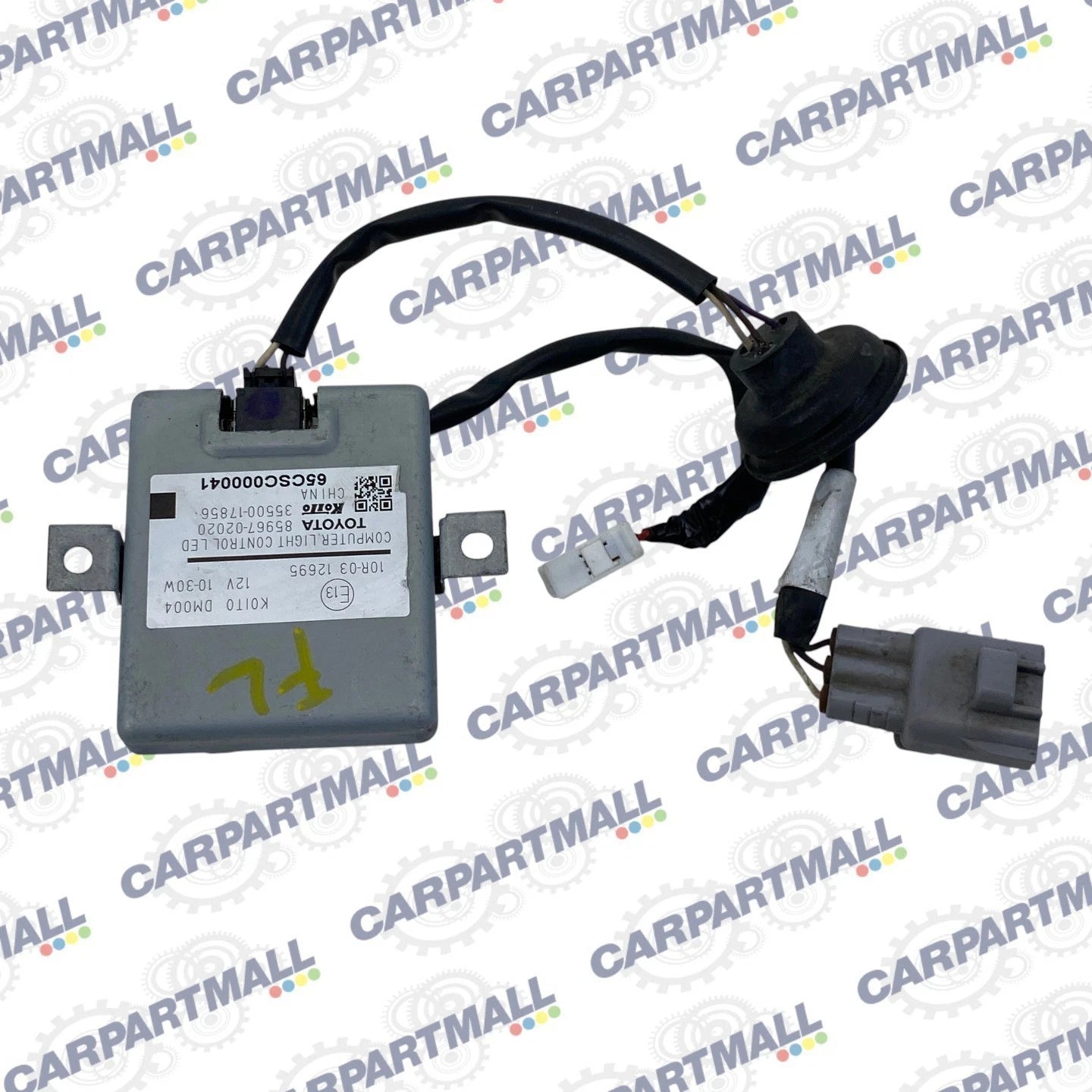 14-17 TOYOTA COROLLA FR LEFT LED HEADLIGHT BALLAST CONTROL MODULE 859672020 OEM