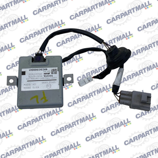 14-17 TOYOTA COROLLA FR LEFT LED HEADLIGHT BALLAST CONTROL MODULE 859672020 OEM