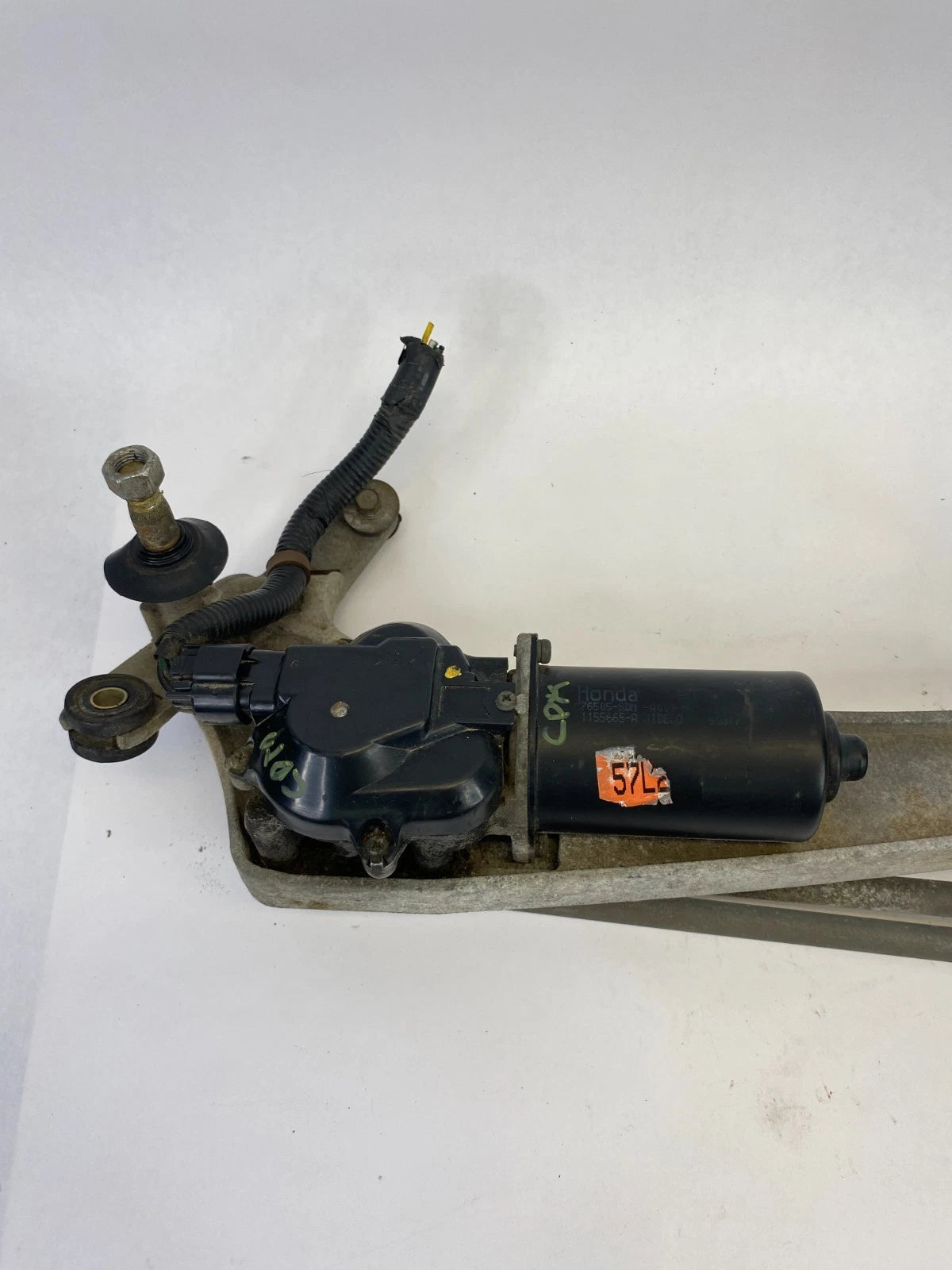 03-07 HONDA ACCORD FRONT WINSHIELD WIPER TRANSMISSION W/ MOTOR ASSY 76505SDNA01