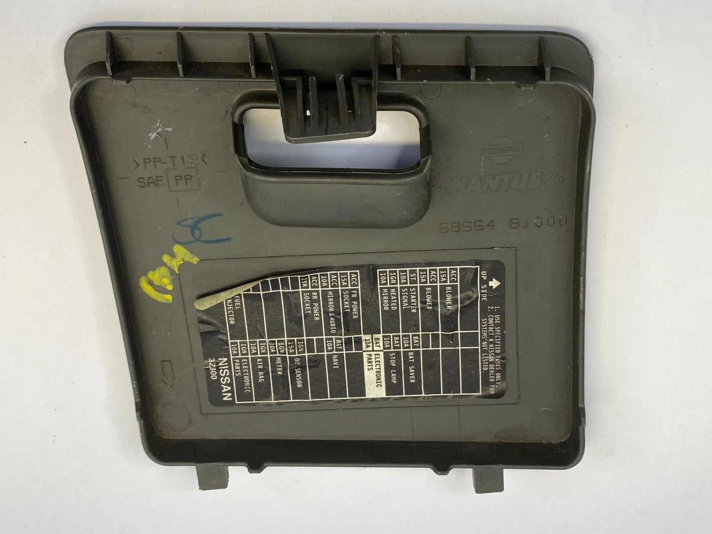 02-06 NISSAN ALTIMA 04-08 MAXIMA DASH FUSE BOX COVER LID DOOR OEM 68964-8J000