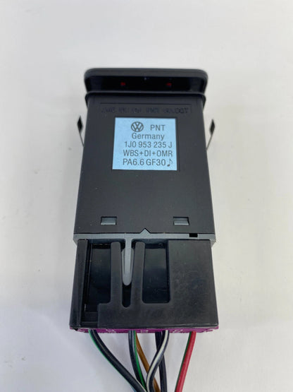 99-05 VOLKSWAGEN JETTA EMERGENCY HAZARD LIGHT CONTROL BUTTON SWITCH 1J0953235J