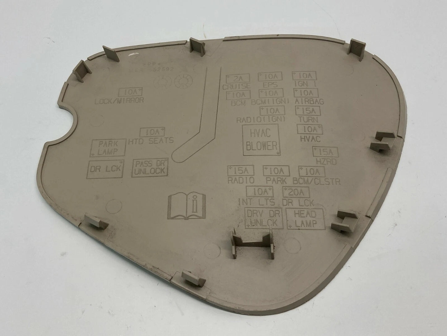 2006 2007 SATURN VUE CENTER CONSOLE RIGHT SIDE DASH FUSE ACCESS COVER TRIM PANEL