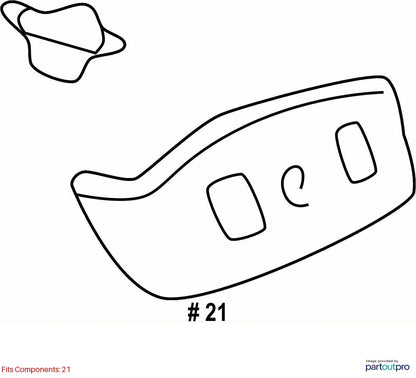 2001-2005 TOYOTA RAV4 DASH INSTRUMENT PANEL MIRROR SWITCH SURROUND COVER TRIM