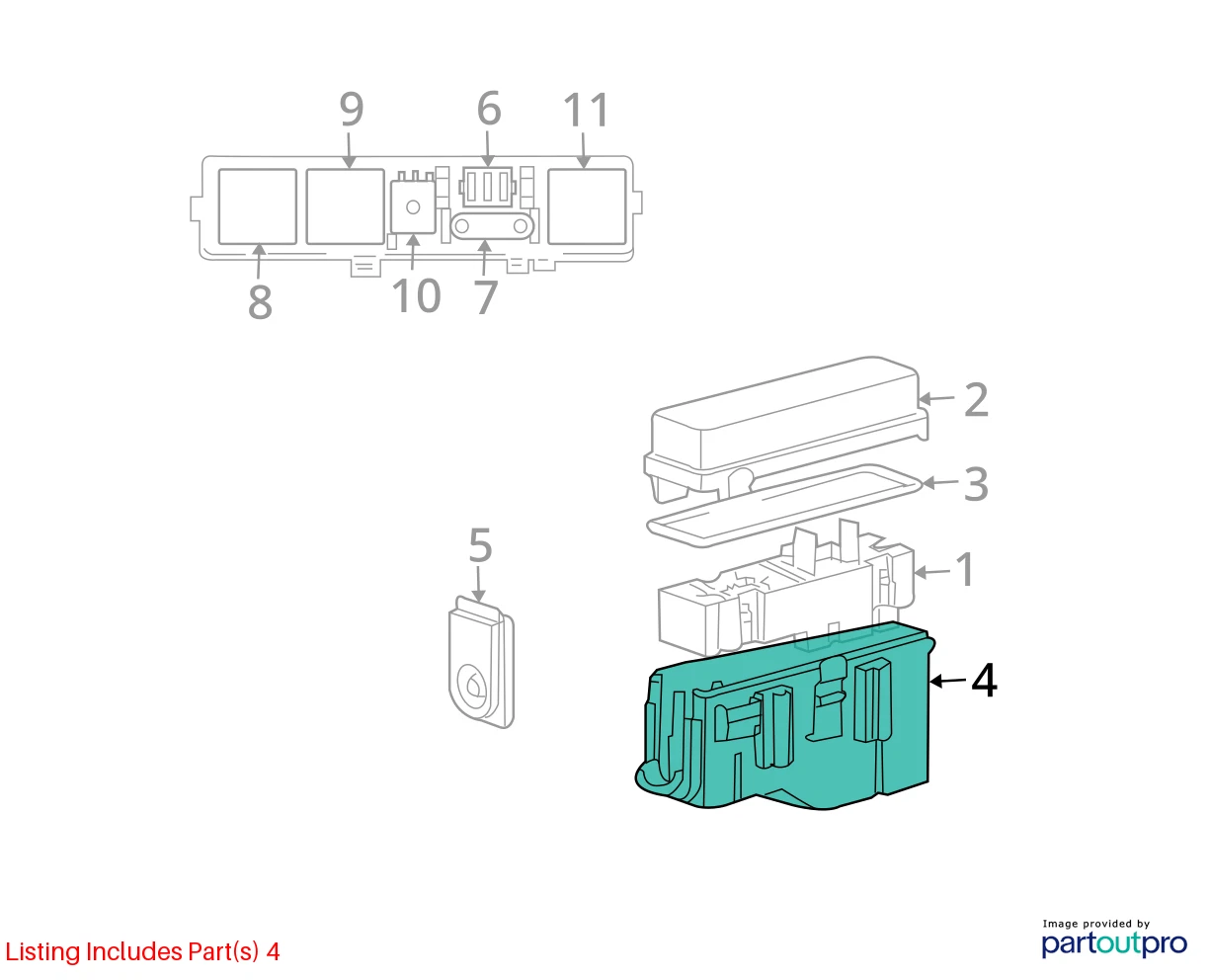 2003-2011 SAAB 9-3 ENGINE FUSE BOX RELAY BRACKET JUNCTION BLOCK OEM 12788777