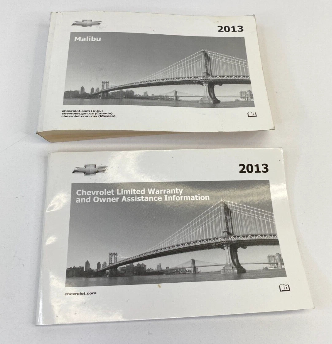 2013 13 CHEVROLET CHEVY MALIBU LS OWNER'S MANUAL GUIDE BOOK WARRANTY INFORMATION