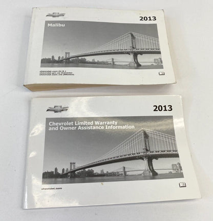 2013 13 CHEVROLET CHEVY MALIBU LS OWNER'S MANUAL GUIDE BOOK WARRANTY INFORMATION