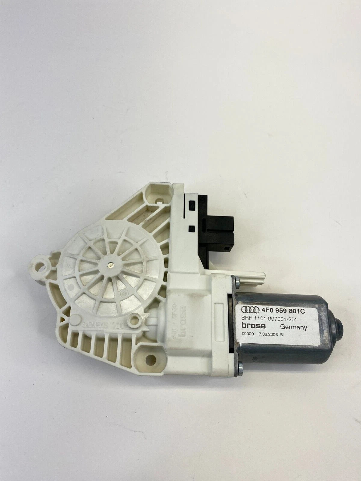 2006-2009 AUDI A6 QUATTRO REAR LEFT SIDE POWER WINDOW MOTOR 4F0959801C OEM