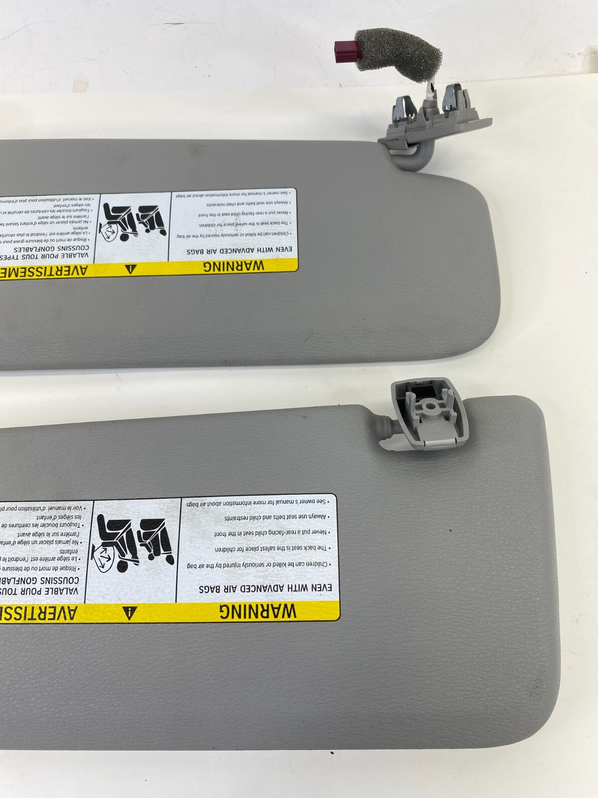 2011-2017 BMW X3 Front Left & Right Windshield Sun Visor Sunvisor Set Pair OEM