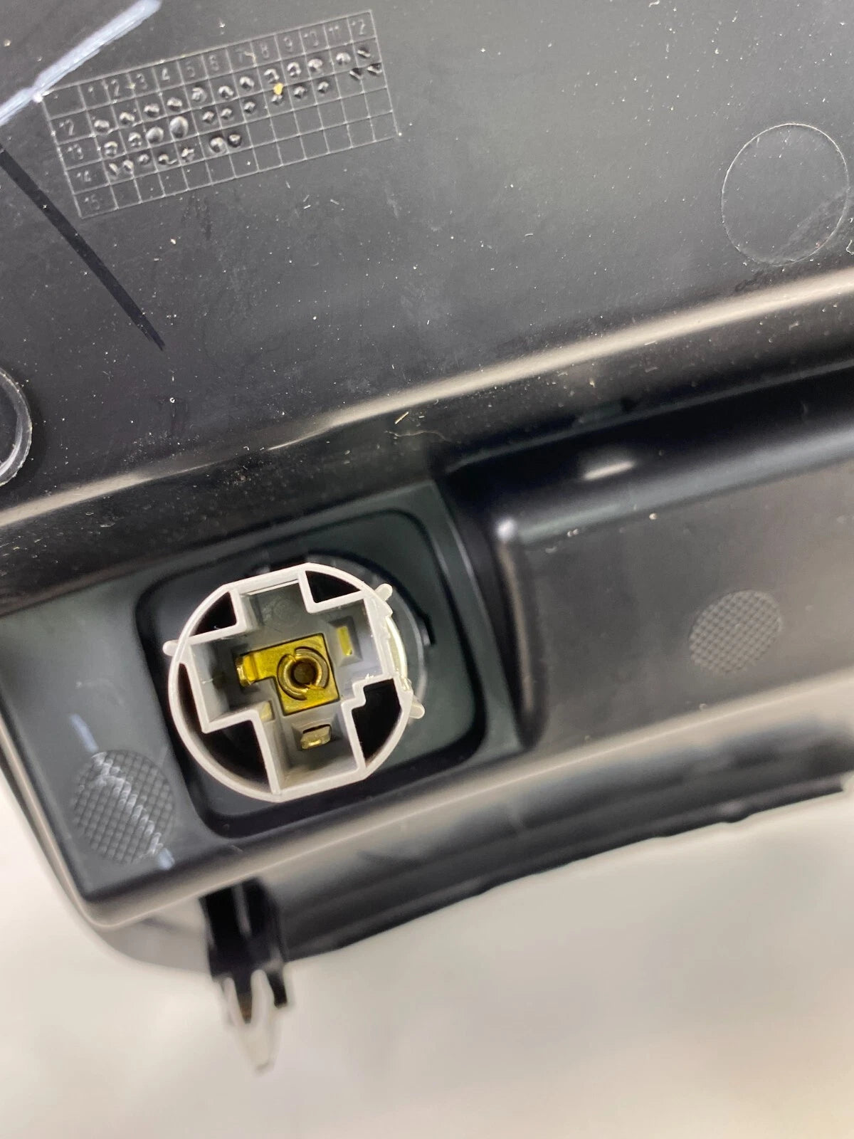 2013-2016 FORD FUSION CONSOLE STORAGE BIN TRAY TRIM COVER W/POWER OUTLET ASSY