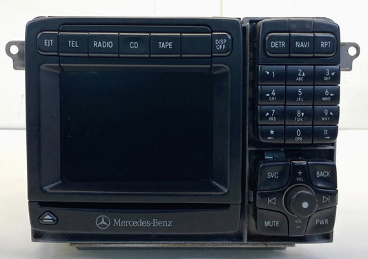 2000-2002 MERCEDES-BENZ S430 S500 RADIO AM/FM CD DISC PLAYER NAVIGATION UNIT OEM