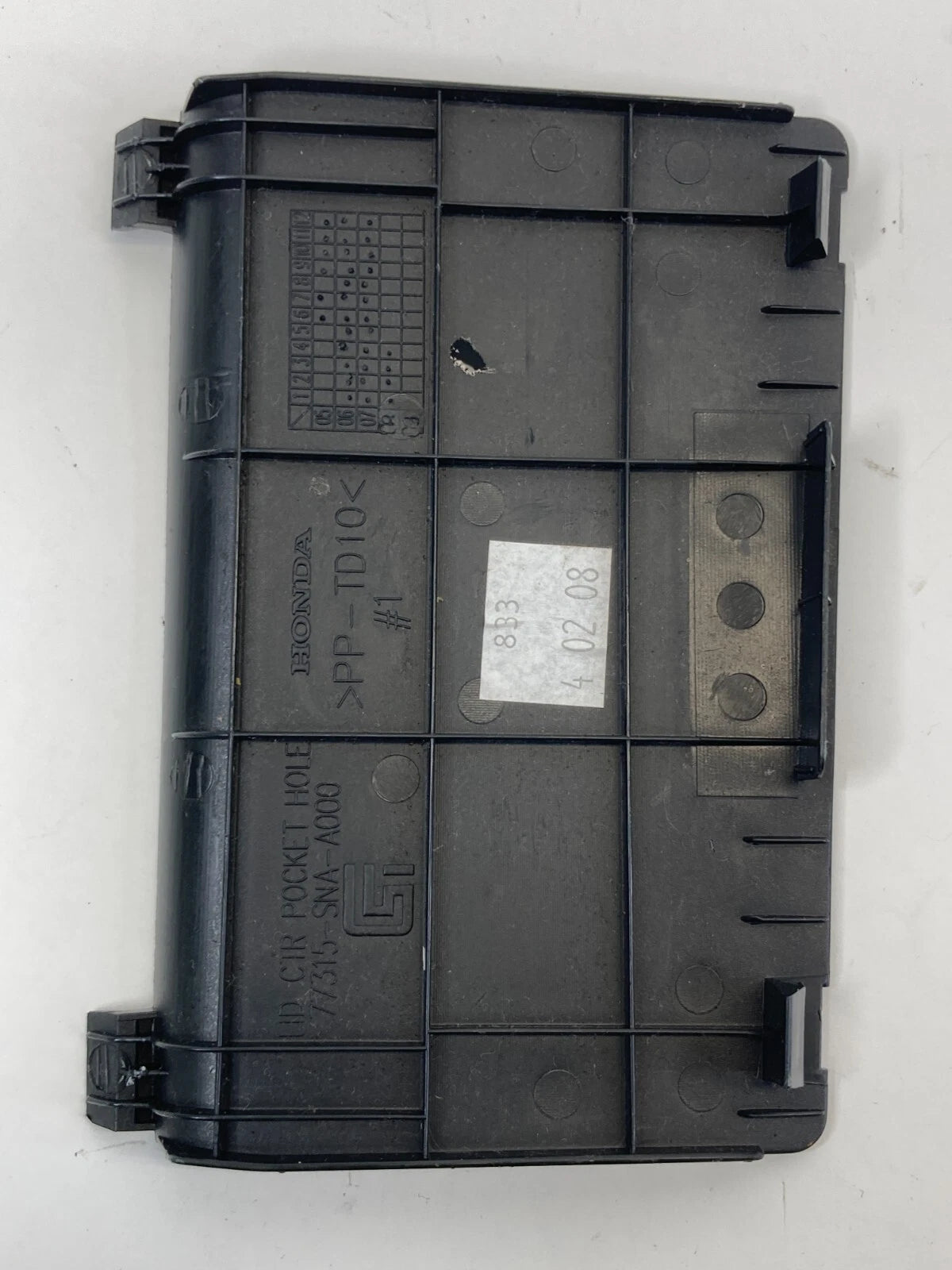 2006-2011 HONDA CIVIC CENTER POCKET HOLE COVER FRONT CONSOLE OEM 77315-SNA-A000