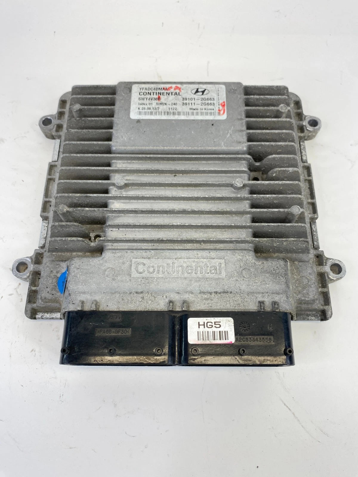 2013 2014 Hyundai Sonata 2.4L AT Engine Computer Control Module ECU 39111-2G663