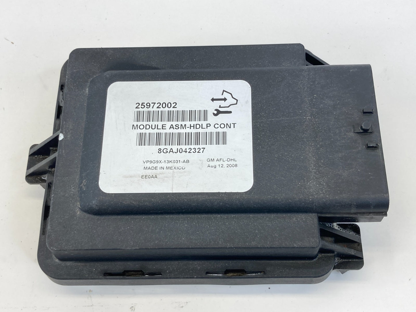 2009 09 Cadillac CTS Headlight Head Lamp Leveling Control Module 25972002 OEM