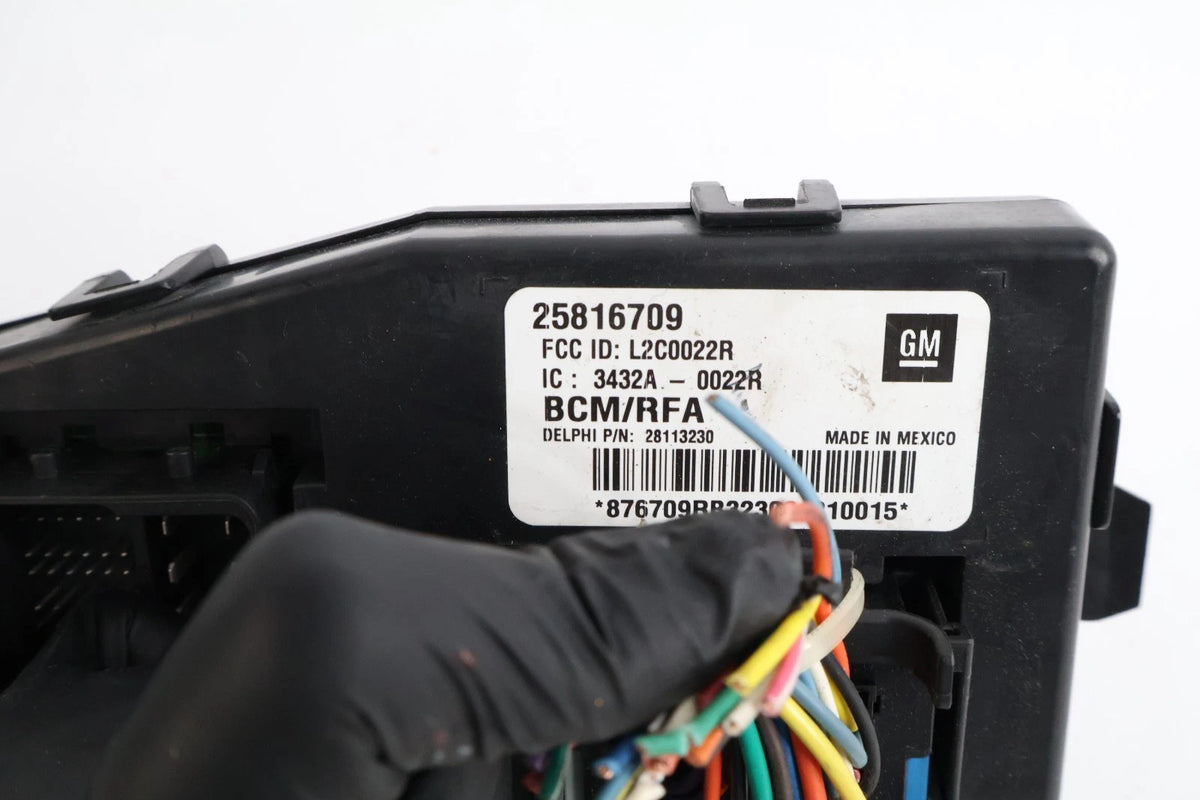 2006-2009 HUMMER H3 COLORADO CANYON BODY CONTROL MODULE BCM BCU 25816709