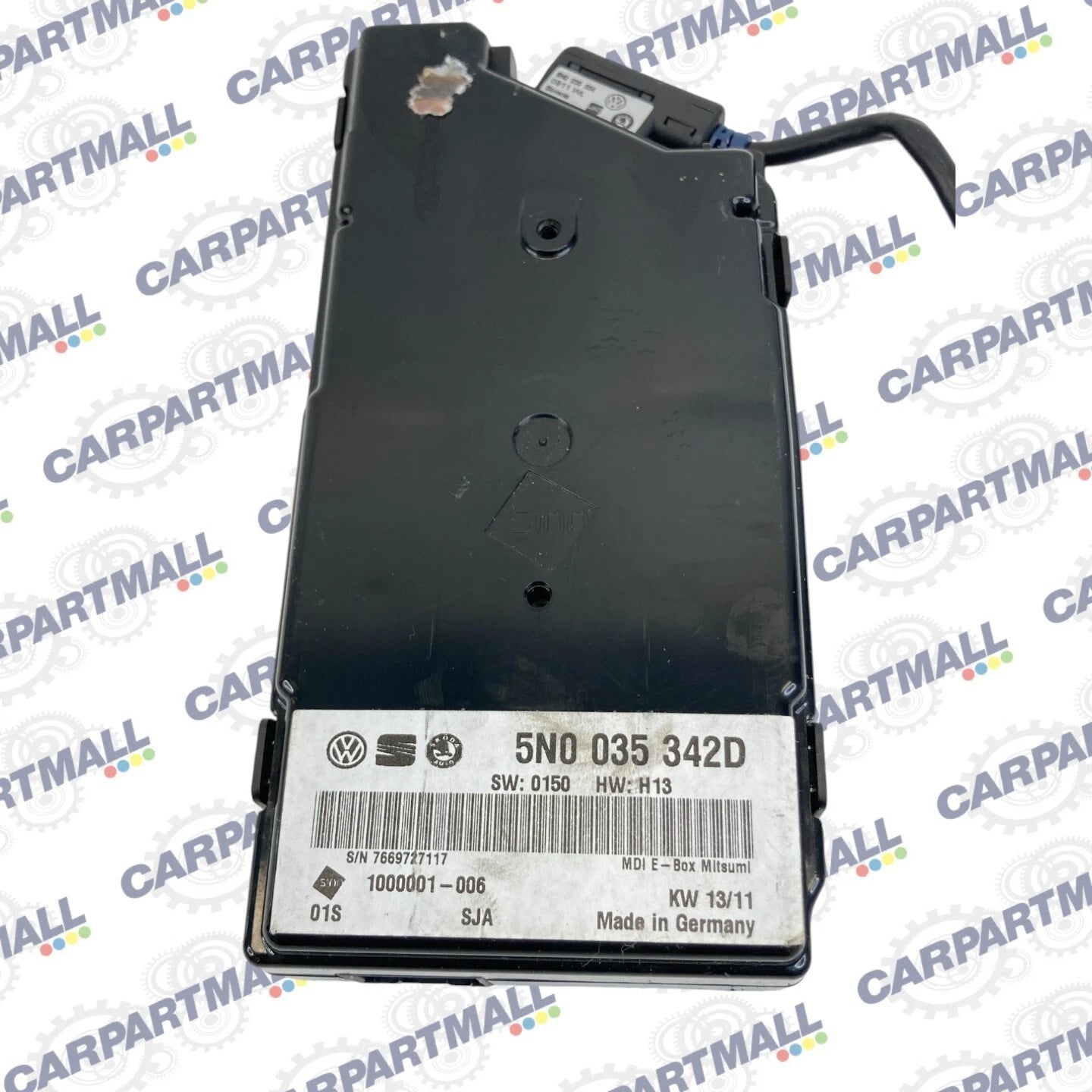 2011-2014 VOLKSWAGEN JETTA REAR MULTIMEDIA INTERFACE MODULE 5N0-035-342-D OEM