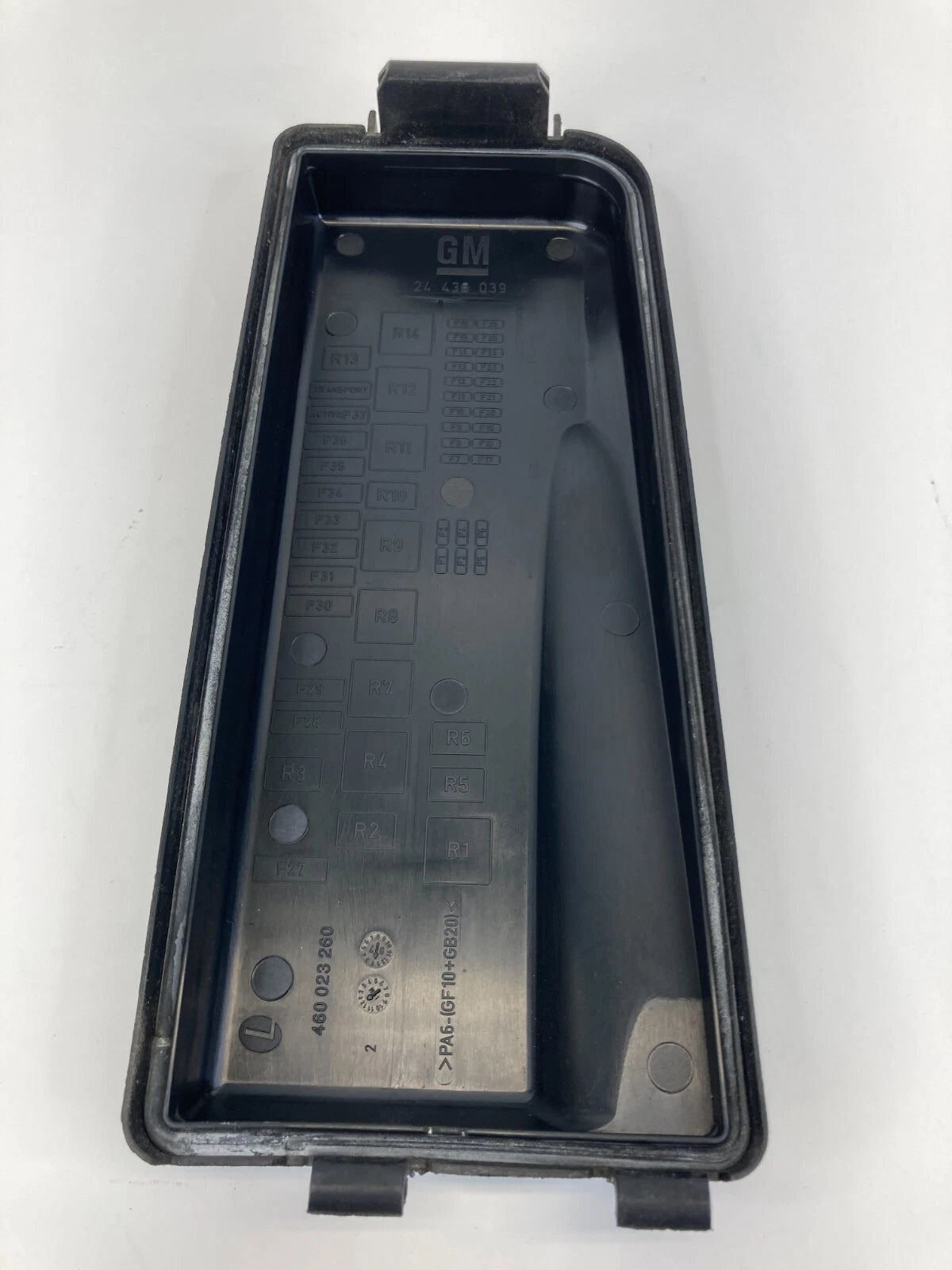 03-11 SAAB 9-3 93 2.0L ENGINE FUSE RELAY BOX FUSEBOX COVER LID TOP 24438039 OEM