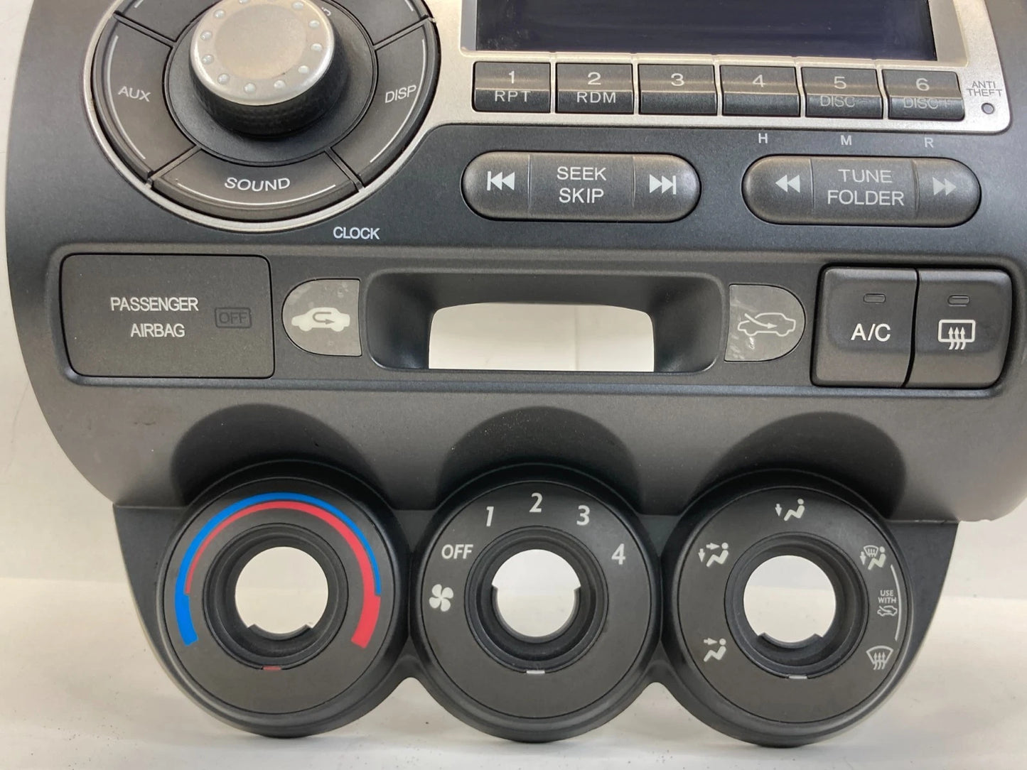 2007 2008 07 08 HONDA FIT AM/FM RADIO RECEIVER MP3/WMA CD DISC PLAYER 39101-SLN