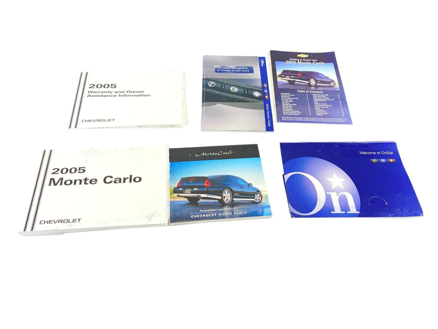 2005 Chevrolet Monte Carlo Owners Manual Warranty Assistance Information Guide