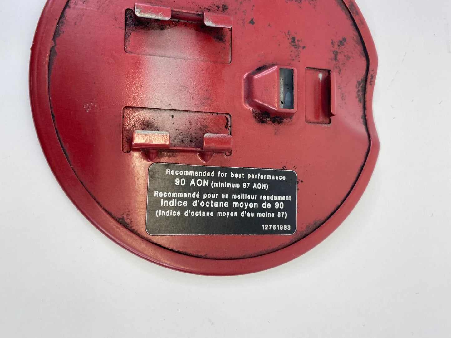 2003-2011 SAAB 9-3 SEDAN FUEL FILLER GAS TANK DOOR LID COVER CHILI RED OEM