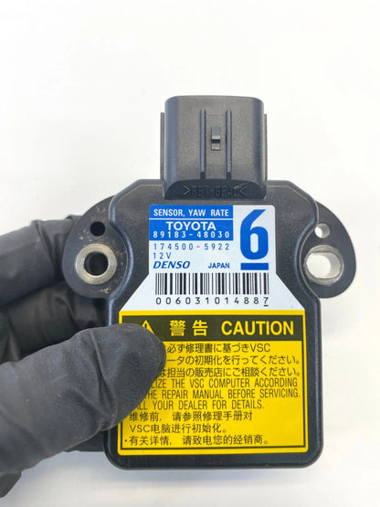 2011-2013 TOYOTA YARIS YAW RATE SENSOR STABILITY CONTROL 89183-48030 OEM
