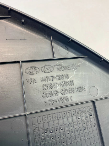 2011-2014 HYUNDAI SONATA DASH FRONT RIGHT SIDE END CAP COVER TRIM 84767-3S010