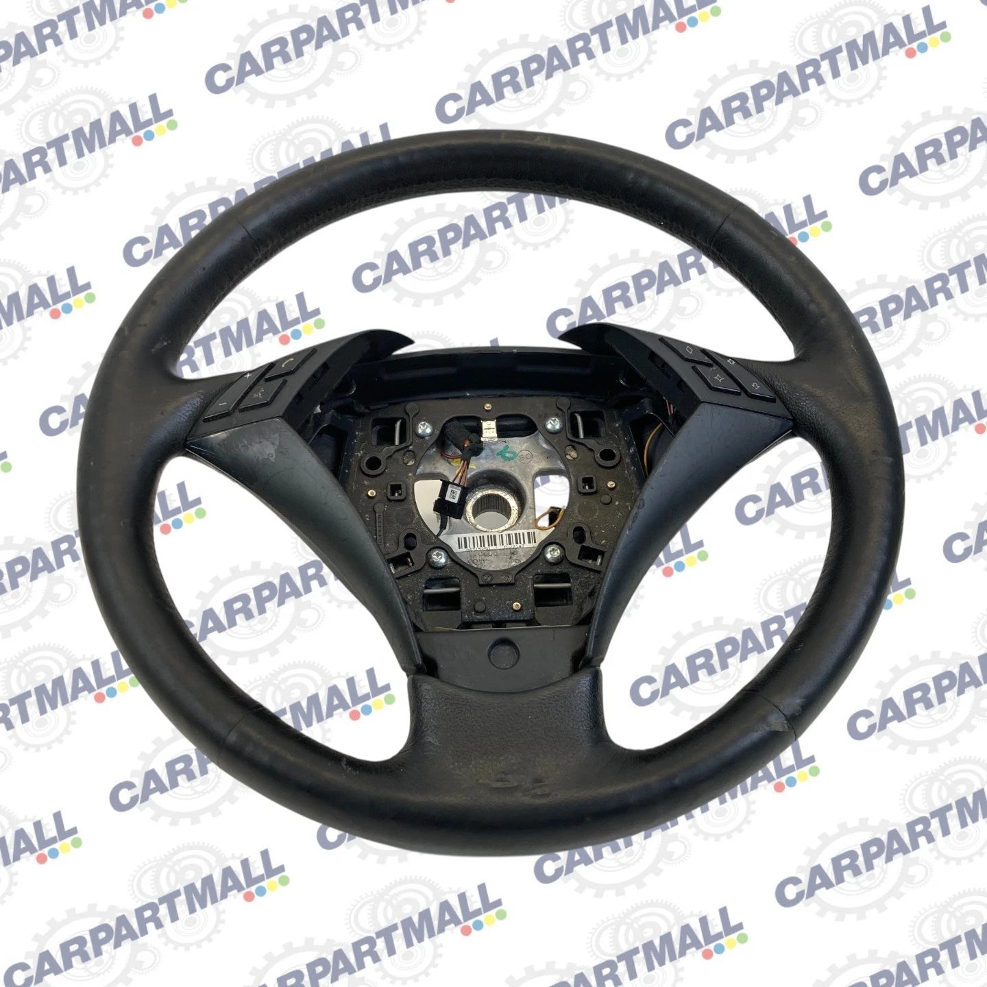 2006-2007 BMW 530XI STEERING WHEEL W/ AUDIO & CRUISE SWITCHES OEM