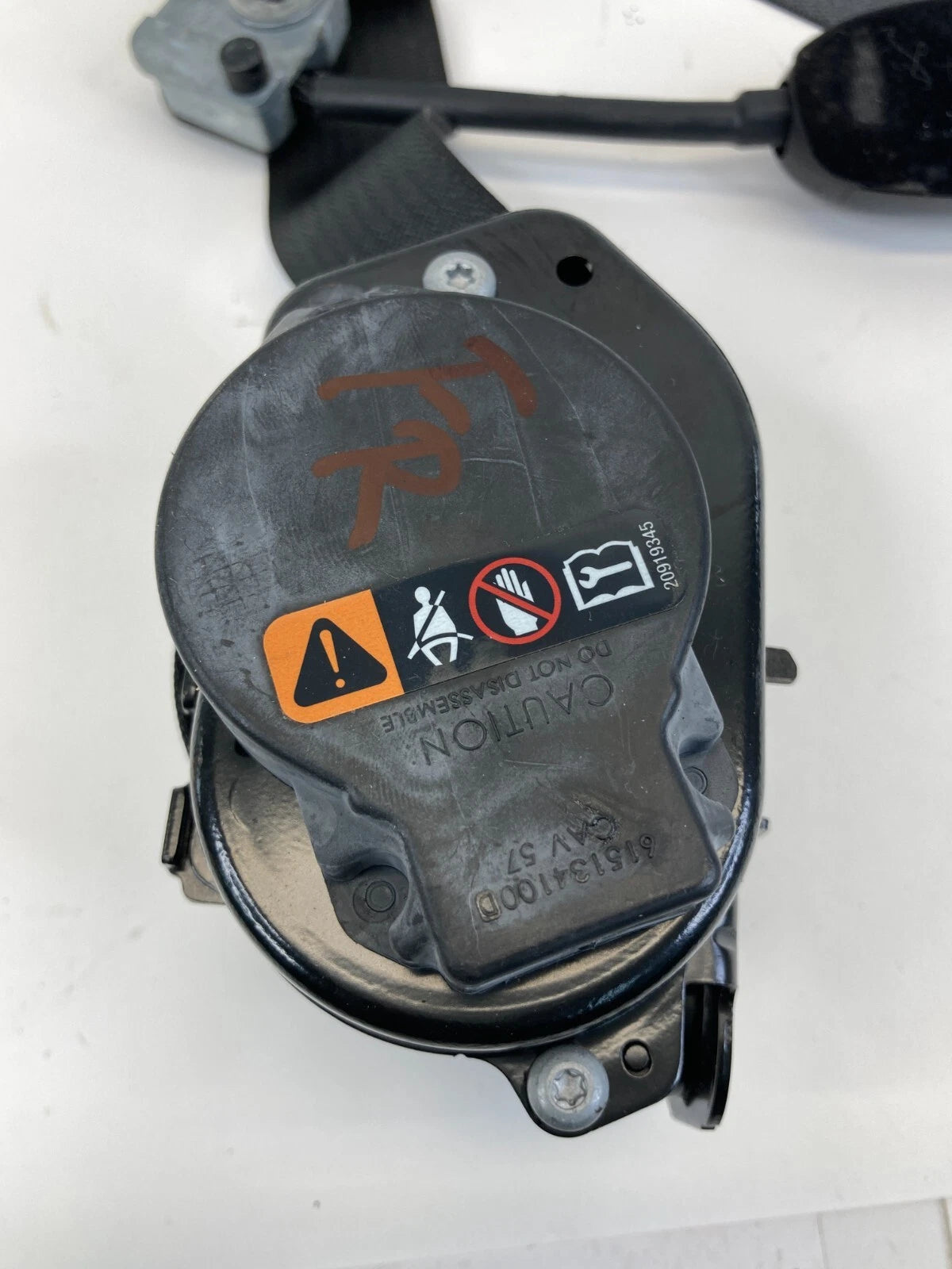 2015-2017 CHEVROLET SONIC FRONT RIGHT PASSENGER SEAT BELT RETRACTOR 94542527 OEM