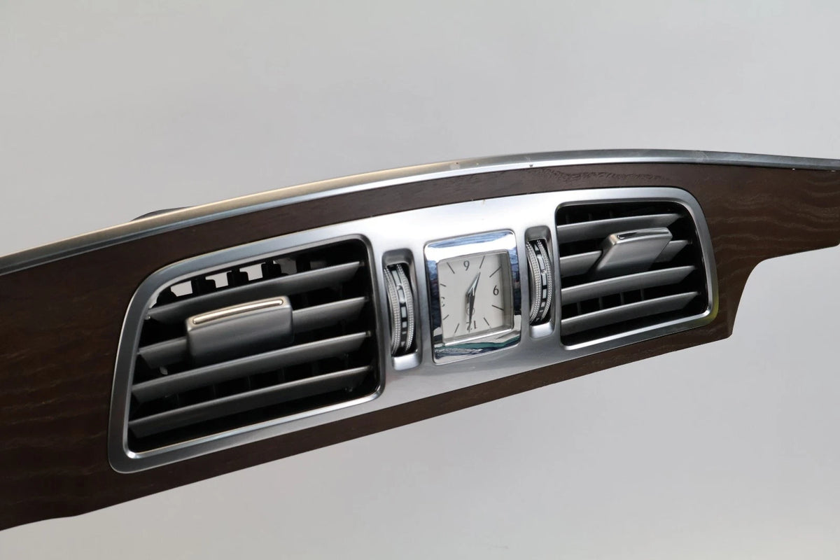 2013-2016 MERCEDES-BENZ E350 FRONT DASH AIR VENT GRILLES CLOCK BEZEL A2126803093