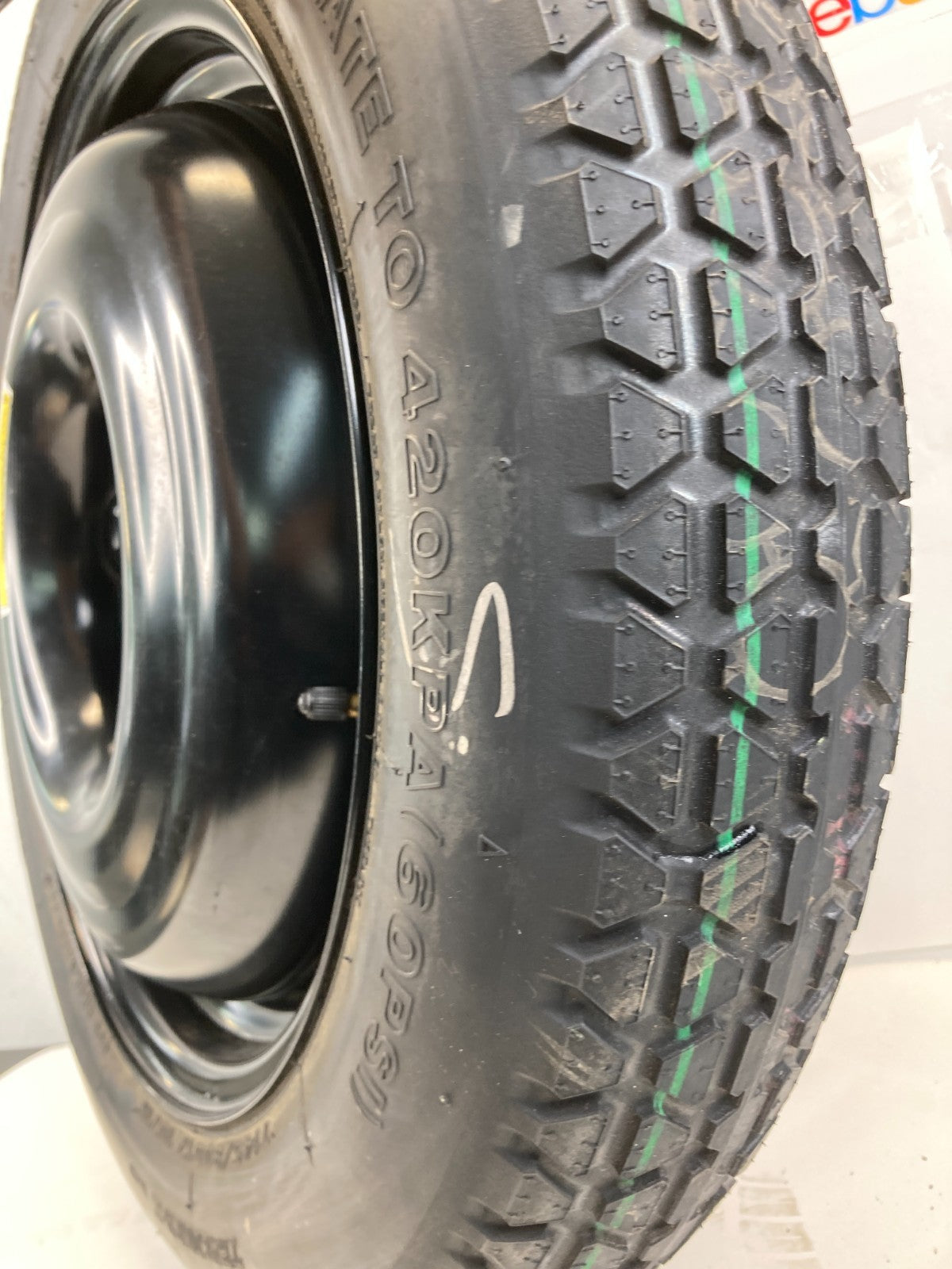 2008 2009 Infiniti G37 Emergency Spare Tire Wheel Compact Donut T145/80D17 107M