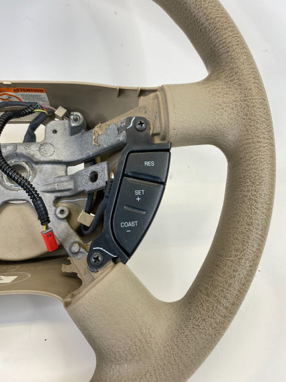 1999 00 01 02 03 2004 Ford Mustang Steering Wheel w/ Cruise Control Switch OEM