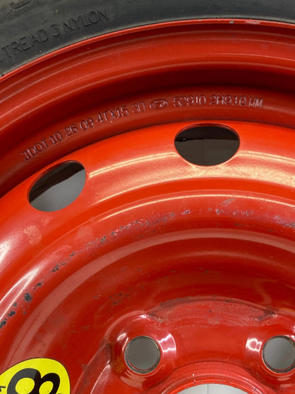 08-12 HYUNDAI ELANTRA EMERGENCY SPARE TIRE WHEEL COMPACT DONUT T125/80D15 96M