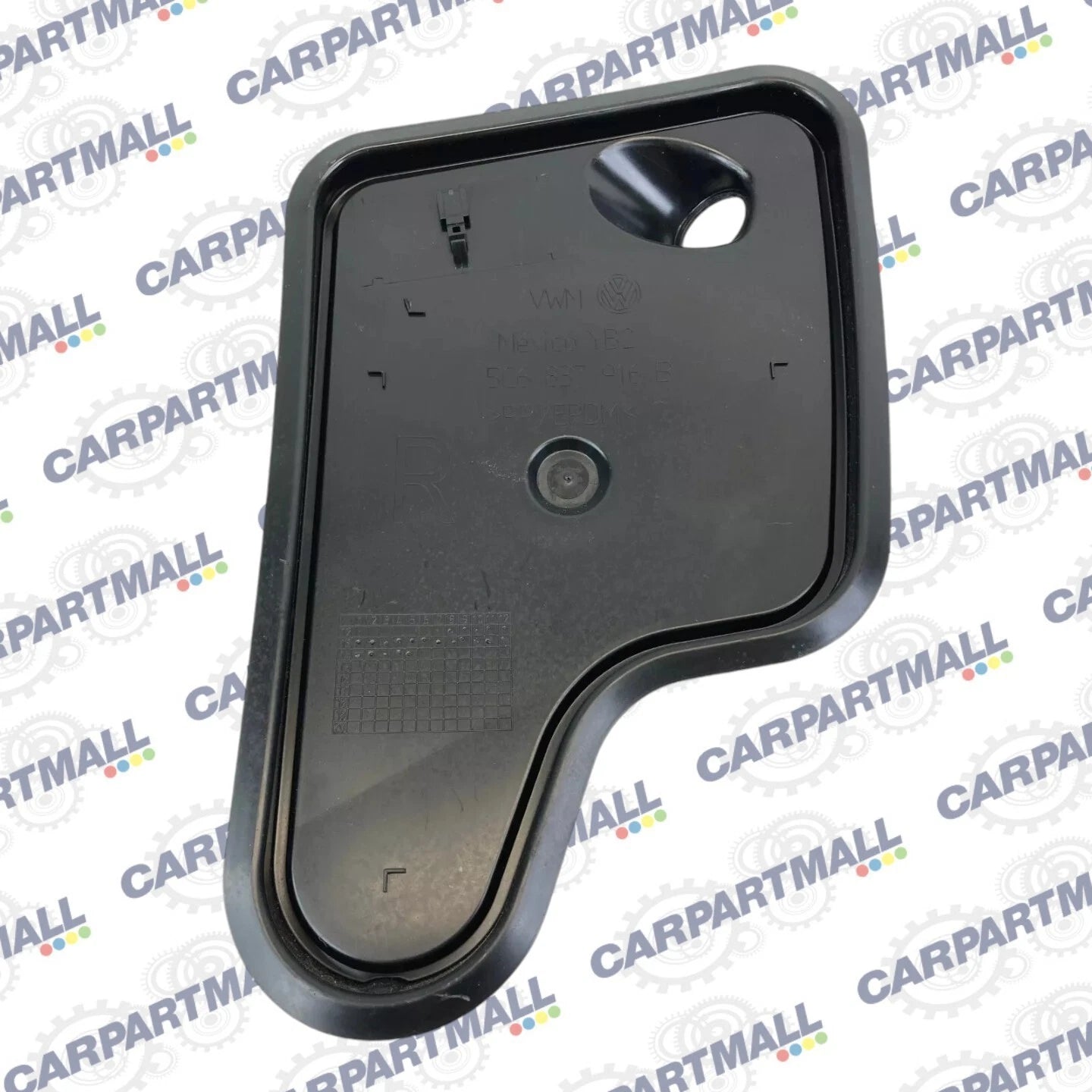11-18 VOLKSWAGEN JETTA SEDAN FRONT RIGHT DOOR CHECK COVER TRIM 5C6-837-916-B