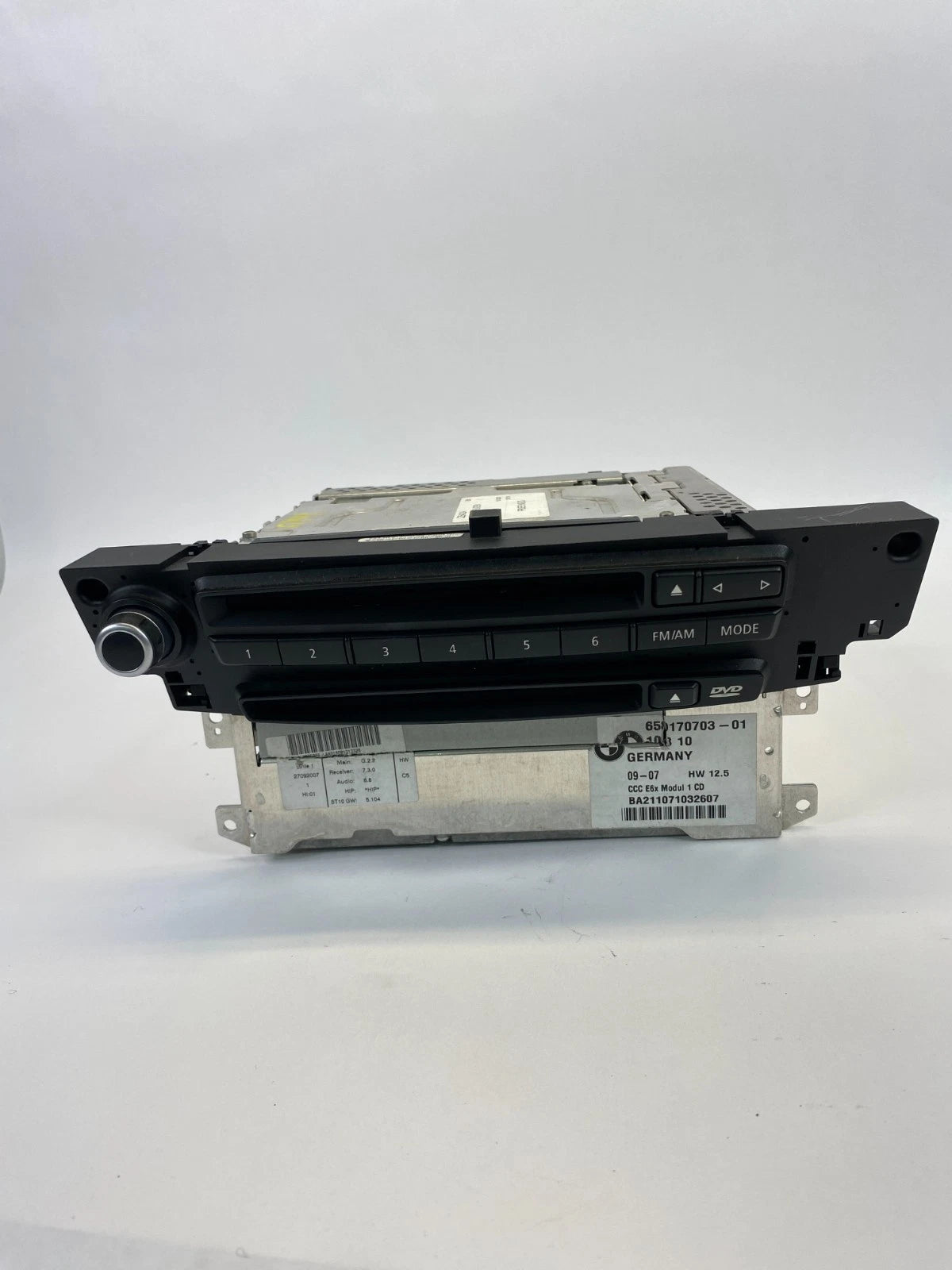 2008 2009 BMW 550i 528i NAVIGATION AM/FM RADIO CD DVD PLAYER 65839170703-01 OEM