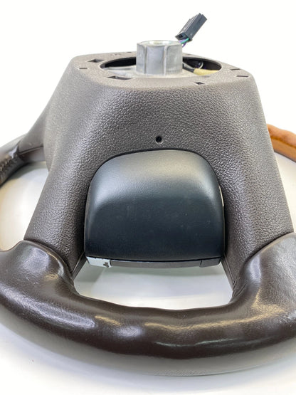 09-12 BUICK ENCLAVE STEERING WHEEL W/ CRUISE & AUDIO CONTROLS WOOD GRAIN OEM