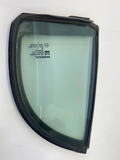 2006-2011 HONDA CIVIC QUARTER WINDOW VENT GLASS REAR LEFT OEM FACTORY 43R-000261