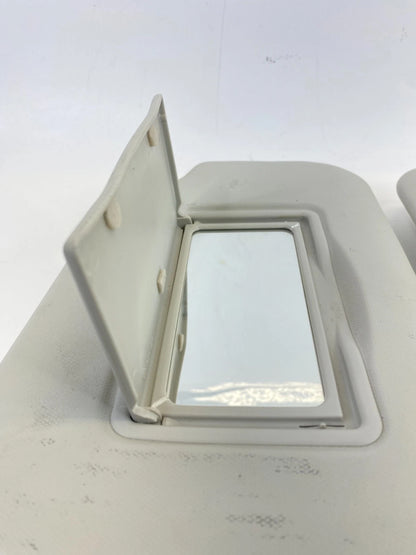 2012-2015 FORD FOCUS FRONT RIGHT & LEFT SIDE SUN VISOR W/ MIRROR SET PAIR OEM