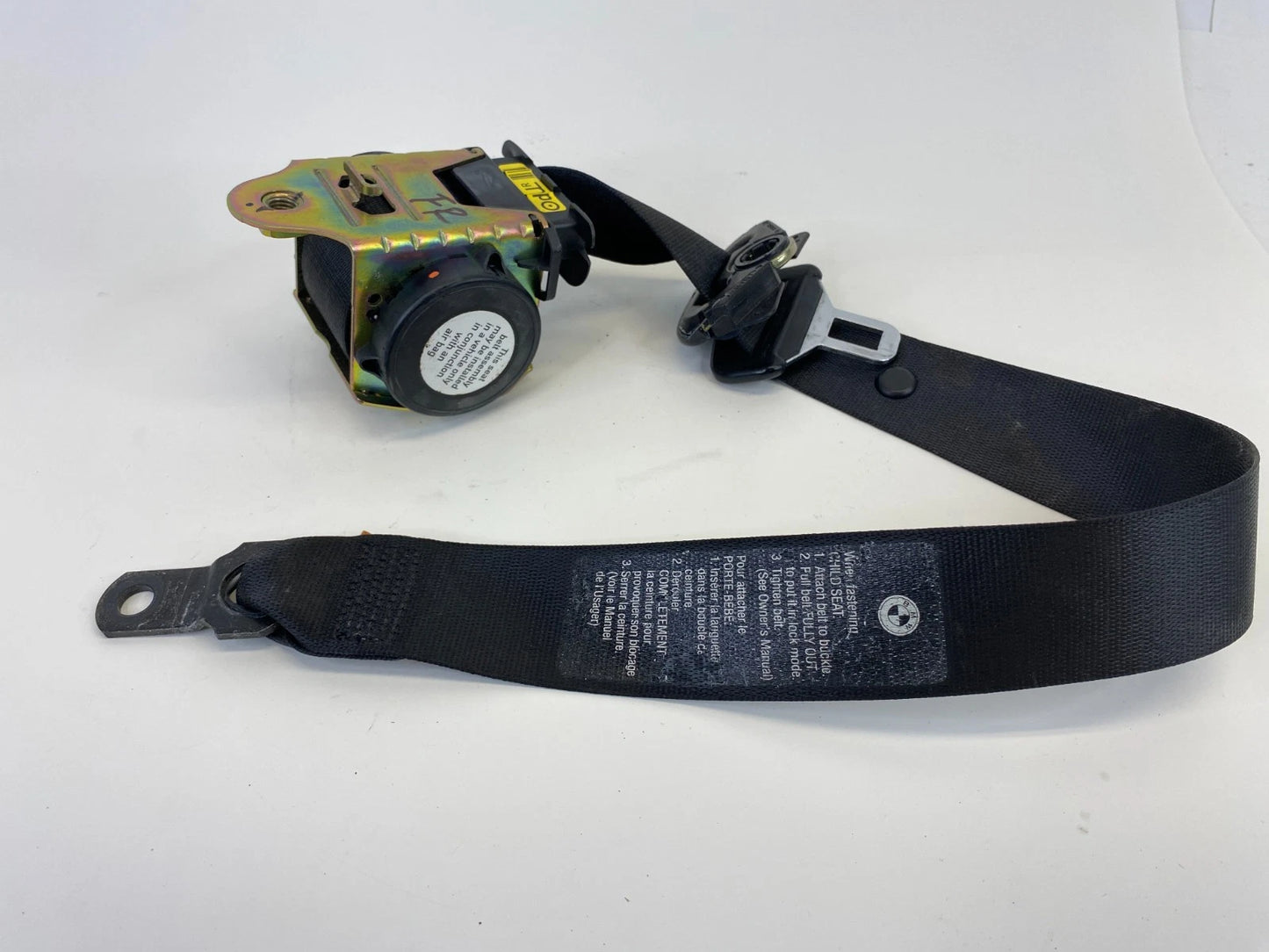 2001-2005 BMW 325I 325XI FRONT RIGHT PASSENGER SEAT BELT RETRACTOR 7-008-684 OEM