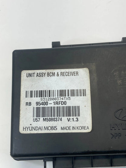 2012-2013 HYUNDAI ACCENT 1.6L BODY CONTROL MODULE BCM UNIT 95400-1RFD0 OEM
