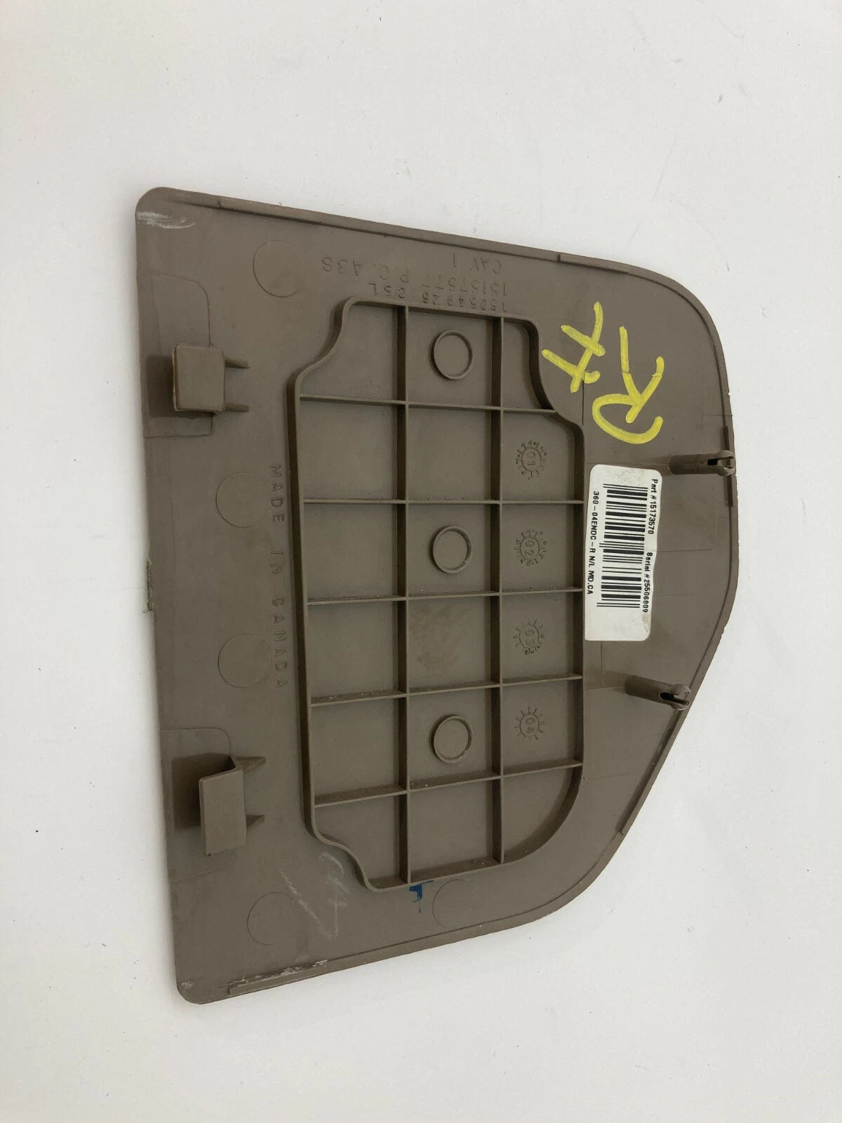 2003 2004 ISUZU ASCENDER FRONT RIGHT PASSENGER SIDE ACCESS COVER END PANEL TRIM
