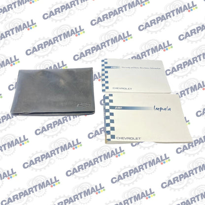 2004 CHEVROLET IMPALA OWNER'S MANUAL WARRANTY INFORMATION BOOK W/ CASE OEM